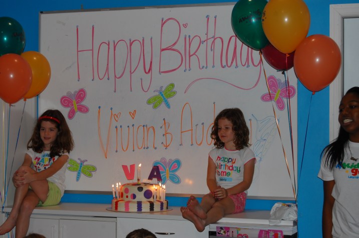 Vivian turns 7 and Audrey turns 5!